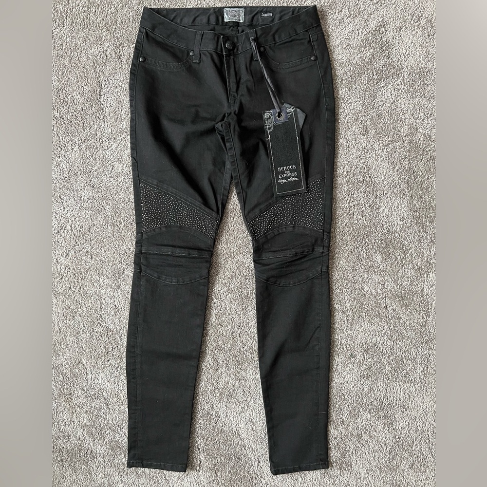 NWT Rerock for Express black jeggings